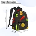 thumbnail image 3 of Goofa Chili2 Print Casual Backpack for Women Men,Waterproof High School Bookbag,Lightweight Travel Daypack,Classic College Backpack,Laptob Backpack, 3 of 6