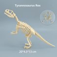 thumbnail image 3 of juego de juguetes para niños, ensamblaje DIY, esqueleto fósil de dinosaurio jurásico, Mosasaurus, tiranosaurio, colección de figuras de acción, modelo creativo, 3 of 5