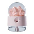 thumbnail image 1 of Humidificador de piedra de sal de cristal Luz de noche blanca cálida Eccomum Humidificador de niebla, 1 of 7