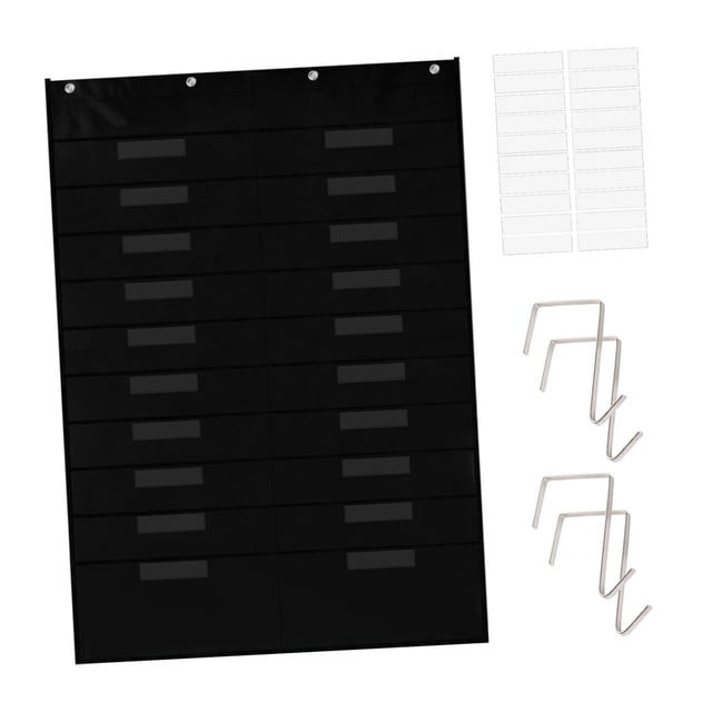 Organizador de archivos para colgar en la pared, organizador de archivos para puerta, decoración, cuadro de bolsillo fácil de usar para archivos del