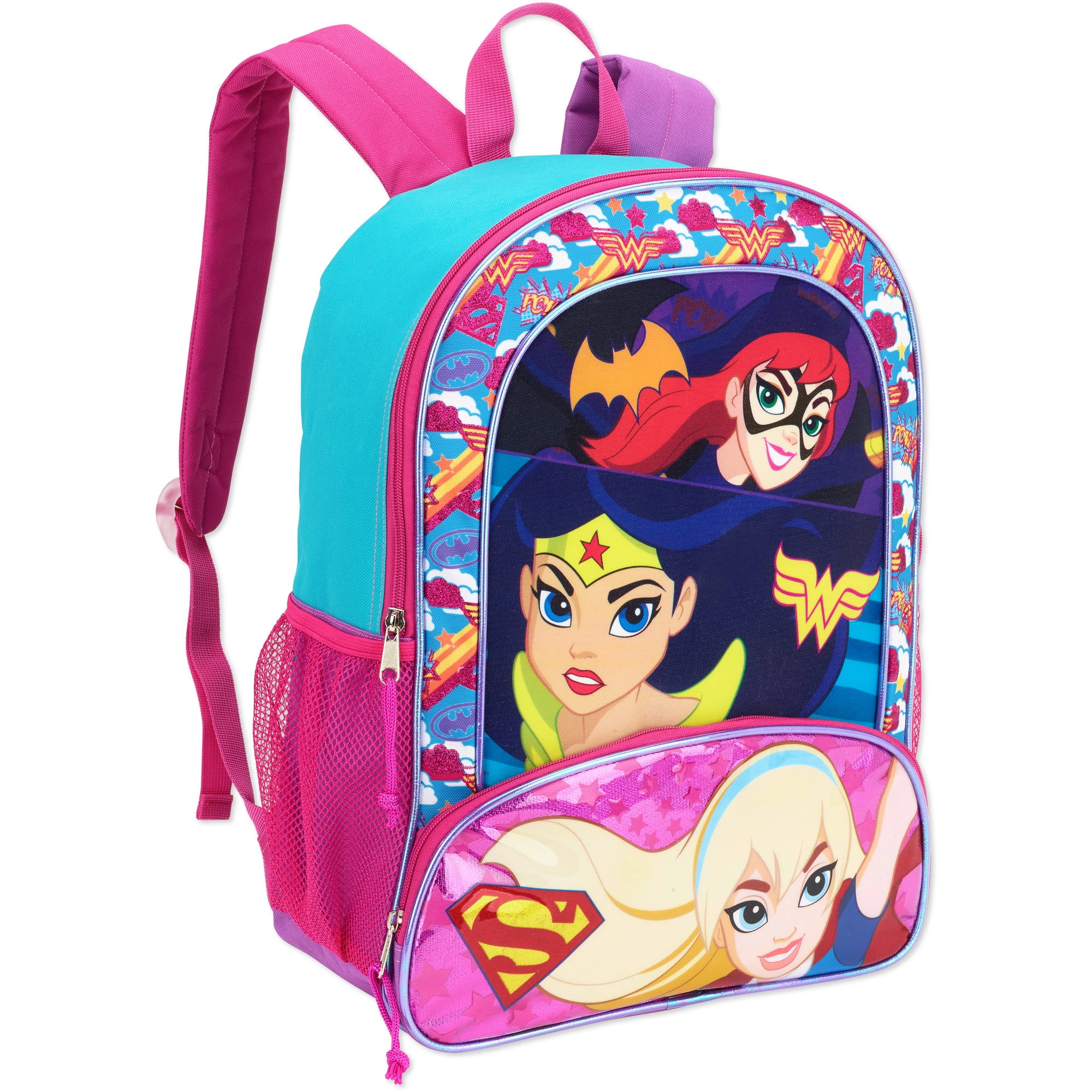 DC Super Girls Trio 16" Full Size Backpack