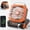 Orange, variant on Fohil 20000mAh Solar Camping Fan with LED Light, Solar/USB Charging, 4-Speed Fan,3 Timer Settings, Phone Charging for Camping Fishing Outdoor, Green