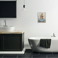 thumbnail image 2 of Stupell Industries Regal Jungle Lion in Blue Claw Bath Gray Framed by Karen Weber Fine Art, 2 of 7