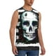 thumbnail image 2 of Balery Watercolor Skull Camisetas sin mangas para hombre, absorbe la humedad y protege contra el mal olor.-X-Large, 2 of 7