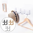 thumbnail image 4 of 4PCS Heavy-Duty Foldable Invisible Hook: Space-Saving Aluminum Wall Hanger!, 4 of 7