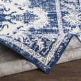 thumbnail image 5 of Roma ROM-2364 5'3" x 7'1" Rug in Navy/Cream/Light Gray/Sky Blue, 5 of 7
