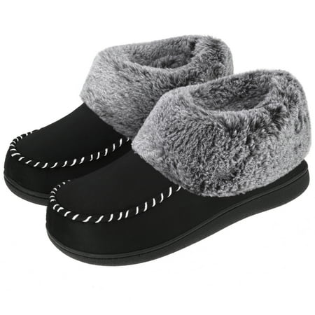 

VONMAY Women s Bootie Slippers Plush Boots House Shoes Indoor Outdoor