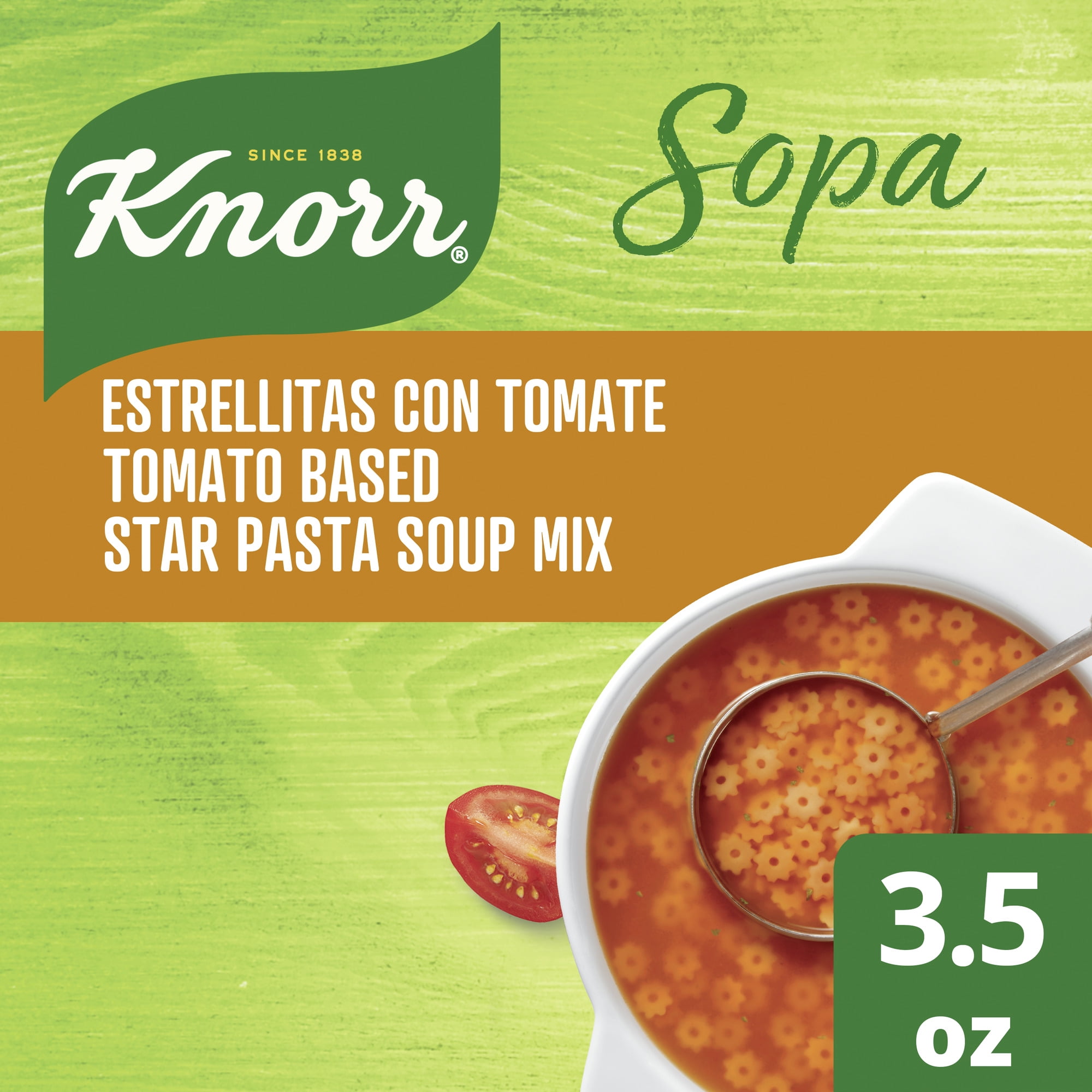 Knorr Sopa/Pasta Soup Mix Tomato Based Star Pasta 3.5 oz