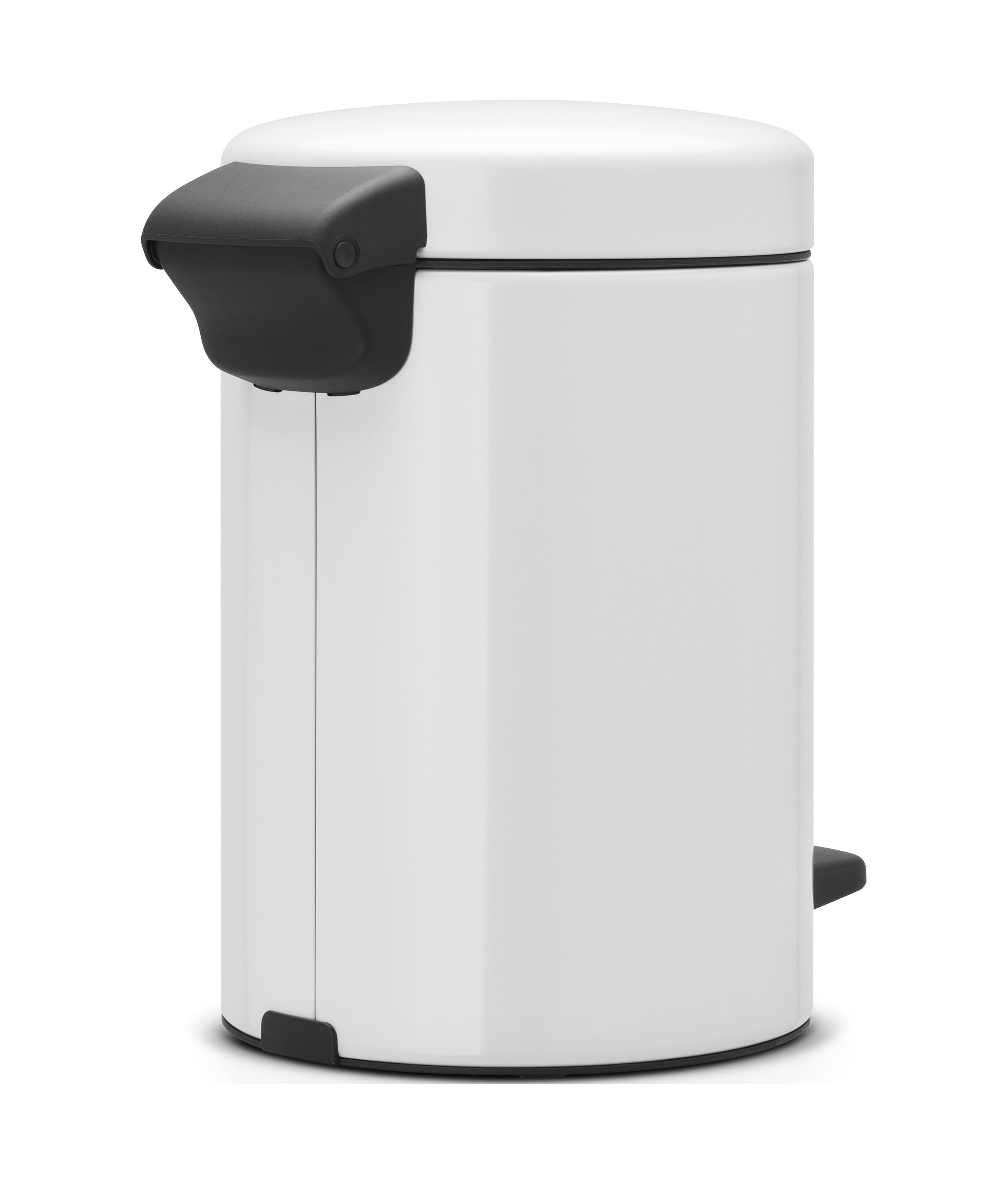 Brabantia Trash Can Newicon, 0.8 Gallon / 3L White