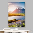 thumbnail image 3 of wall26 Canvas Print Wall Art Scenic Mountain Range Lavender Flowers Nature Wilderness Photography Realism Decorative Landscape Relax/Calm Zen Multicolor for Living Room, Bedroom, Office - 16"x24", 3 of 5