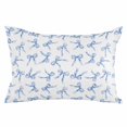 thumbnail image 2 of Purple Blue Bow Ribbon Throw Pillow Cover, Pillowcase Protectors with Zipper, Breathable Decorative Lumbar Pillow Case Cover, Vintage Modern Art Bowknot Pillow Shams for Couch Sofa 12x20Inch, 2 of 8