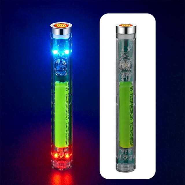 2025 New Upgrade Rechargeable Lighter Blow A Colorful Flash Lighter