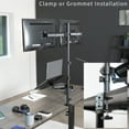 thumbnail image 3 of VIVO Dual 13" to 27" Monitor Mount with Laptop Holder, Tall Adjustable Stand, 3 of 3