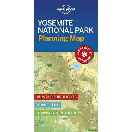 Map Lonely Planet Yosemite National Park Planning Map, (Paperback)