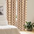 thumbnail image 2 of Ambesonne Retro Curtains, Colorful and Geometric, Pair of 28"x84", Multicolor, 2 of 5