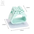 thumbnail image 2 of Gustave 4 PCS Wall Mounted Mop Holder, Self Adhesive No Drilling Anti-Slip Hanger Home Storage Rack Hooks Household Tools "Green, 4pcs", 2 of 9