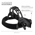 thumbnail image 2 of Careta Electrónica Para Soldar  Bloosom  Industrial Soldadura Negro, 2 of 4