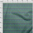 thumbnail image 2 of oneOone Cotton Poplin Fabric Swirl & Paisley Ikat Print Sewing Fabric BTY 42 Inch Wide, 2 of 4