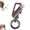 Black, variant on 3-in-1 Permanent Match Keychain Tool with Bottle Opener, Striker Lighter for Camping