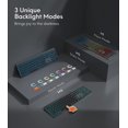 thumbnail image 2 of RGB Backlit Wireless Keyboard and Mouse, Rainbow Backlight Keyboard with 3 Modes, Jiggler DPI Mouse, Type-C Rechargeable, 2.4G USB Cordless Keyboard and Mouse for Mac, Windows, Laptop, PC, 2 of 7