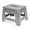 Light Grey, variant on famuka Folding Step Stool 9 Inch Portable Plastic Non-Slip Footstool for Adults Holds Up to 330 lbs