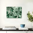 thumbnail image 5 of Fenyluxe Flower Pattern Green Wallpaper Canvas Wall Art Framed 20x16x0.75in, 5 of 6