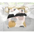 thumbnail image 3 of Juego de cama hexágonos abstractos, 3 of 4
