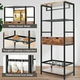 thumbnail image 4 of Dog Feeding Station, 3 Height Adjustable Raised Dog Bowls, Dog Feeder Station for Large Medium Dogs Cats, Dog Storage with Shelves, 4 of 9