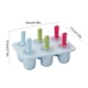 thumbnail image 5 of Yuarrent Moldes de paletas de hielo de 6 cavidades, moldes de silicona para helados, moldes para paletas para herramientas de bricolaje Cocina y Comedor color corto al azar Yuarrent HA044286-02, 5 of 6