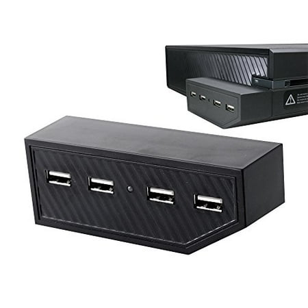 Xbox One Headphone Adapter ElementDigital Xbox One Hub 4 Ports USB Expand Hub Splitter Adapter Extension for Microsoft XBOX One Game Console Headphones ()