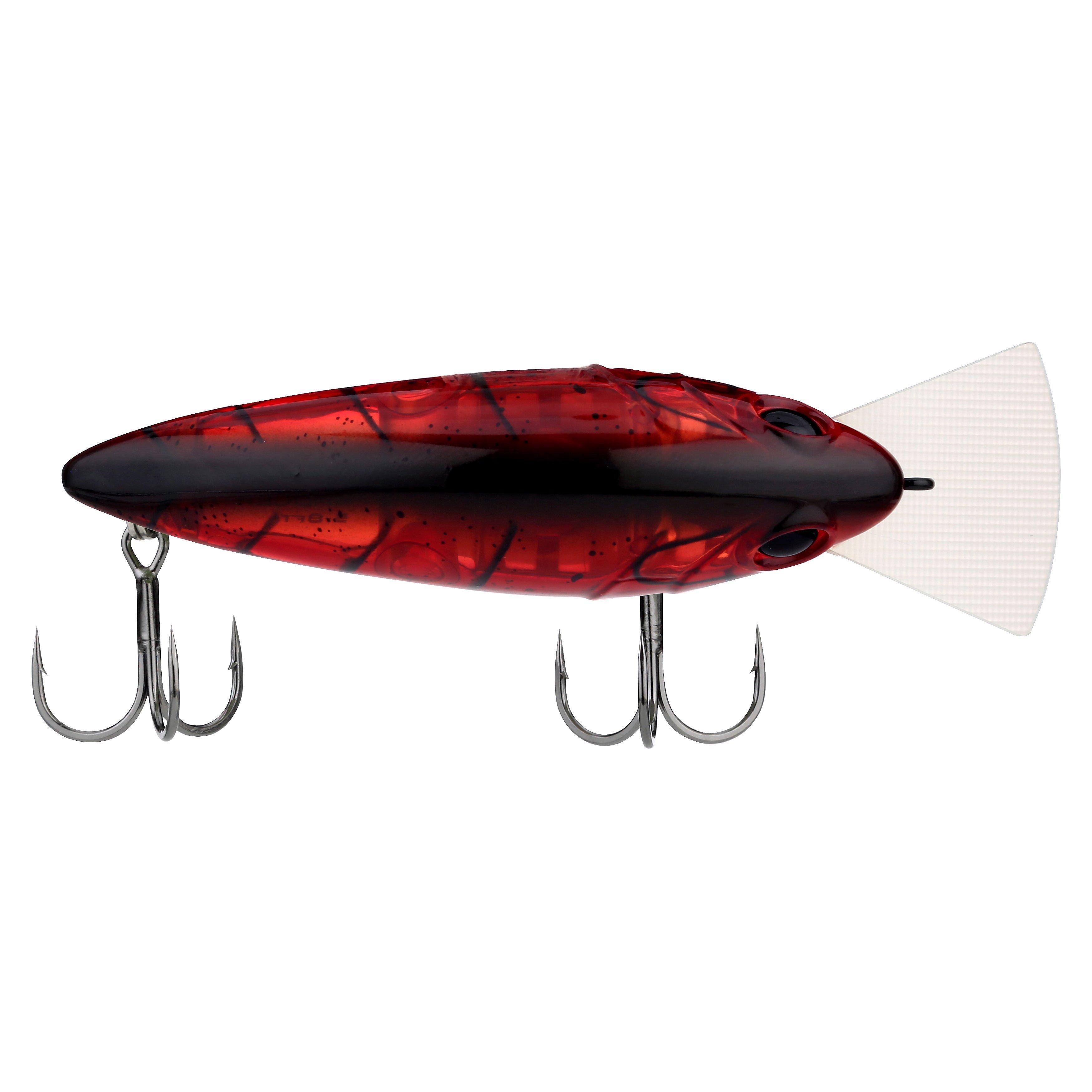 Shallow Money Badger Fishing Crankbait, 2.75 in, Ghost Red Craw