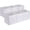 White, variant on NTGFU 13"X13"X13" 6-Pack Foldable Storage Bins Collapsible Closet & Toy Organization Boxes Space Saving Fabric Cubes for Shelves - White
