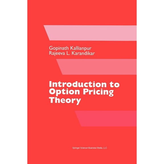 Introduction to Option Pricing Theory, (Paperback)