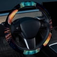 thumbnail image 2 of Jellyfish 14.5 Inch Printing PVC Leather Auto Accessories Car Steering Wheel Cover, 2 of 6