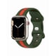 thumbnail image 2 of Correa Deportiva de Silicona para Apple Watch, Bicolor, Resistente al Agua, Unisex, Compatible con Series 1,2,3,4,5,6,7,8,9,10, 2 of 4