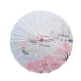 thumbnail image 2 of Sombrilla de papel engrasado chino de 32,28 pulgadas para bodas, fiestas y cosplay. D, 2 of 8