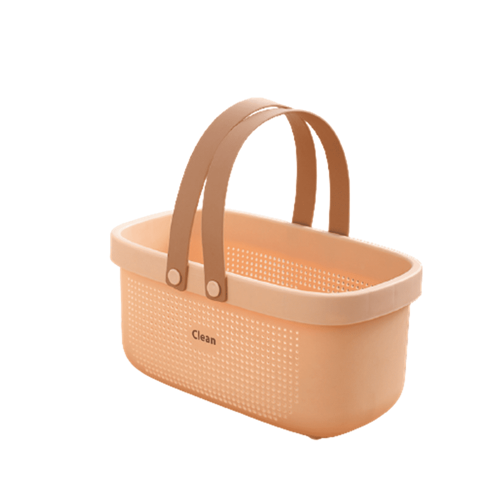 Simple Portable Hollow Reusable Plastic Bathroom Storage Organizer