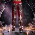 thumbnail image 5 of QWKLEAJ Halloween Pajama Pants Men Spooky Sleepwear Lounge Pants Horror Themed Fleece Trousers Pumpkin Ghost Print Loungewear Mens Sleep Bottoms Funny Halloween Night Pants, 5 of 6