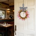 thumbnail image 5 of Pgyong Spring Wreath for Front Door with Frosted Greenery and Berries, All-Season Artificial Wreath for Indoor Outdoor Wall Holiday Decor, 5 of 6