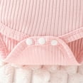 thumbnail image 5 of Caqnni Toddler Baby Girl Clothes Set Color Block Long Sleeve Crewneck Sweatshirt Pullover Top Pants Fall Winter Outfits Toddler Gift 3 6 12 18 24 Months 2T 3T Outfits,12-1 Months, 5 of 7