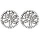 thumbnail image 3 of Pendientes para Mujer, Pendientes para Niña, Gota para Oreja, Gotas Deslumbrantes, Corona Encantada, Parte Circular Izquierda, 3 of 5