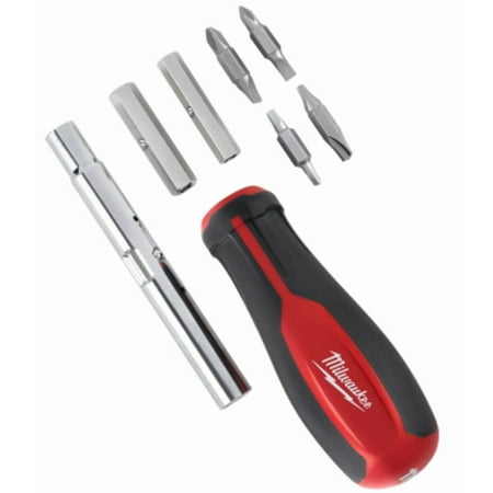 

New Milwaukee 48-22-2760 11 In 1 Multi-Tip Screwdriver With ECX Driver Bits
