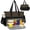 Black & Brown, variant on Black Insulated Laptop Tote Lunch Bag For Work Office Outdoor