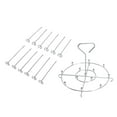 thumbnail image 4 of Support de Brochettes en Acier Inoxydable pour Barbecue Vertical Accessoires pour Friteuse de 6 Pintes, 4 of 5