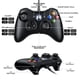 thumbnail image 3 of Dinosoo Wired Controller for Xbox 360 / Windows 10|11/ PC, Plug and Play Gaming Gamepad with 2.5MM Audio Jack, Impulse Triggers & Retro Design, 3 of 6