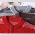 thumbnail image 5 of Mens Shawl Collar Cardigan Sweater Cable Knitted Button Down Sweaters Lightweight Spring Outwear Outfit Pockets, 5 of 6