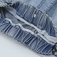 thumbnail image 6 of Gyexs School Uniform Pants for Girls Casual Loose Fit Outerwear Girl's Fashion Girls Flare Jeans Sweatpants (Dark Blue, 13-14 Years), 6 of 8