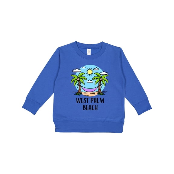 Inktastic Summer Vacation in West Palm Beach Toddler Sweatshirt