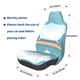 thumbnail image 3 of Fotbe Bathtub with Soap Bubbles Funda para Asiento de Auto con Estampado – Impermeable y Antisudor – Ajuste Universal, Lavable a Máquina, Antideslizante (1 Pieza), 3 of 5