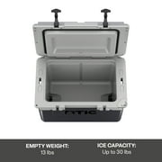 RTIC 32 QT Ultra-Light Hard-Sided Ice Chest Cooler, Dark Grey And Cool Grey, Fits 48 Cans